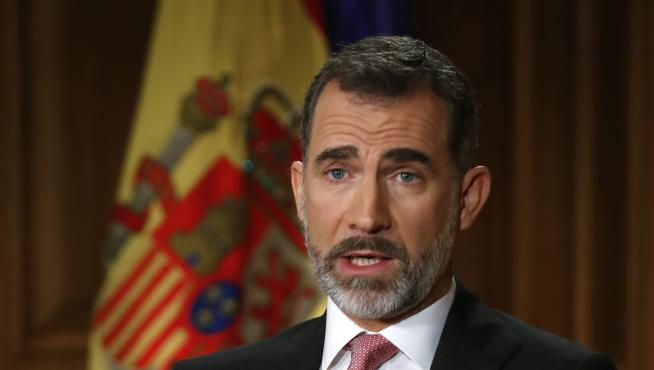 Mensaje de Felipe VI en 2016.
