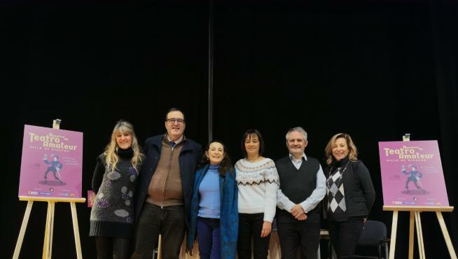 Comité organizador de la muestra de teatro amateur de Biescas