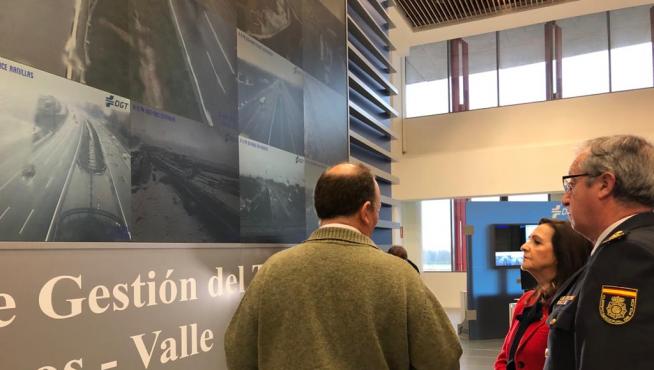 Carmen Sánchez visita la delegación de la DGT en Zaragoza