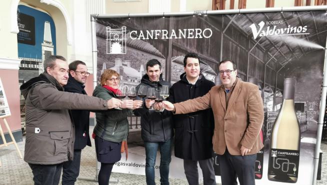 Presentación de los vinos dedicados al Canfranero.
