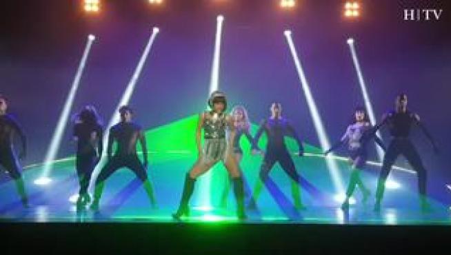 El musical de la mítica película de 'El Guardaespaldas' ha llegado al Palacio de Congresos de Zaragoza, donde permanecerá hasta el 9 de febrero.