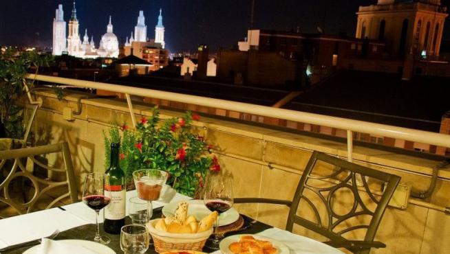 Restaurante de la azotea de Los Girasoles