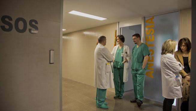 El presidente de Aragón, Javier Lambán, ha inaugurado el nuevo bloque quirúrgico del Hospital Ernest Lluch de Calatayud