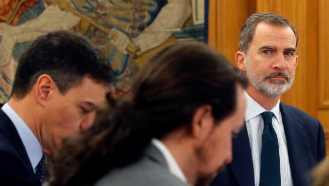 El Rey preside este martes el Consejo de Ministros en el Palacio de la Zarzuela.