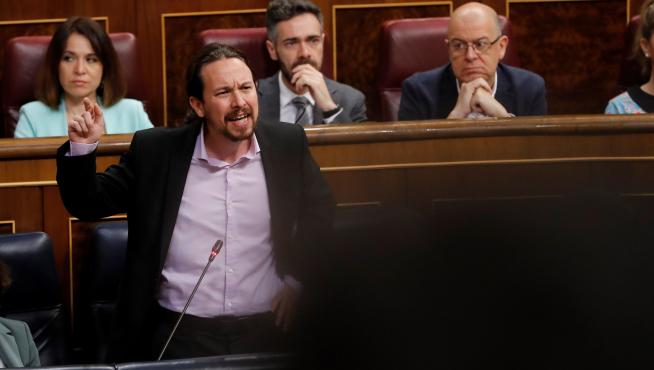 Iglesias en la sesión en el Congreso este miércoles