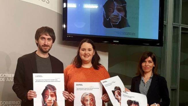 Arián Gimeno, Natalia Salvo y Yolanda Matas.