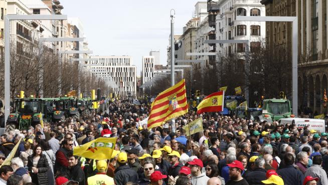 Los tractores toman este martes el centro de Zaragoza