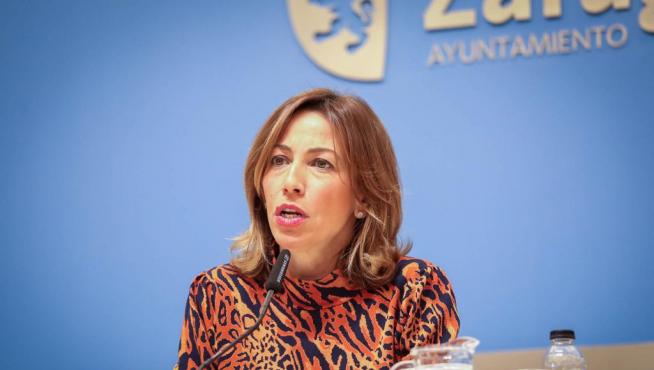 Natalia Chueca en rueda de prensa