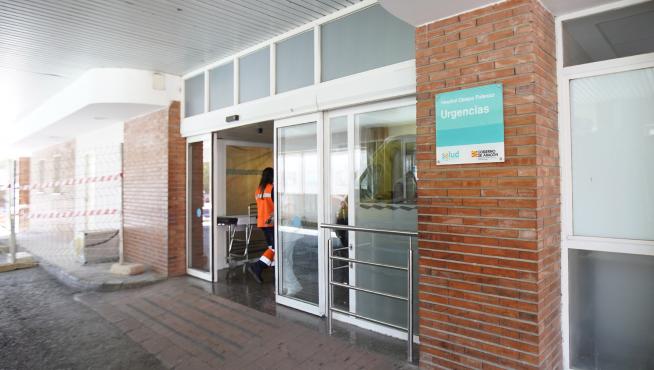 Inicio obras en urgencias del hospital Obispo Polanco de Teruel. FotoAntonio Garcia/bykofoto. 26/03/19 [[[FOTOGRAFOS]]] [[[HA ARCHIVO]]]