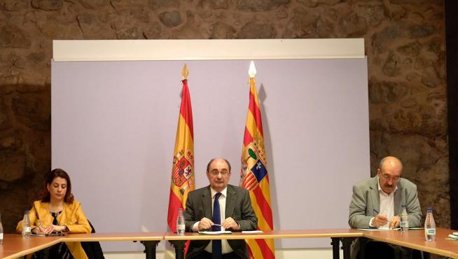 Lambán, este jueves junto a la alcaldesa de Teruel y el presidente de la Diputación