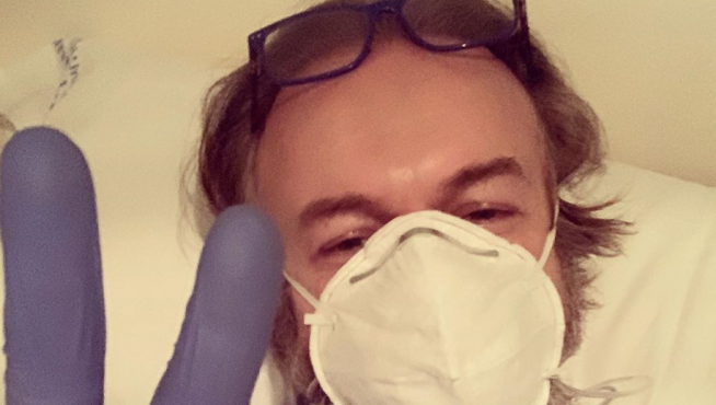 Foto compartida por el actor Tristán Ulloa en Instagram