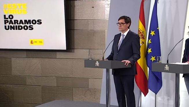 Rueda de prensa de Salvador Illa