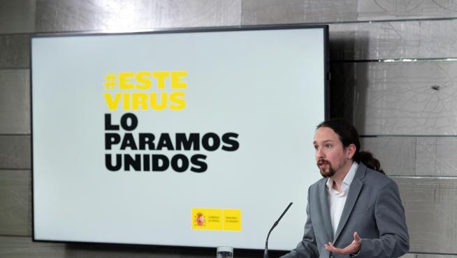 El vicepresidente y ministro de Derechos Sociales, Pablo Iglesias