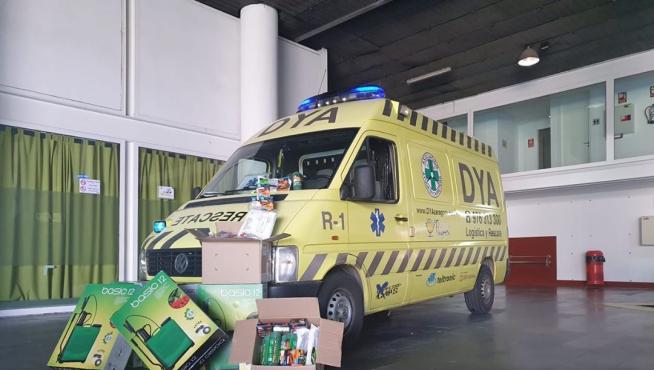 El centro comercial intu Puerto Venecia ha hecho una donación a la Asociación de Ayuda en Carretera DYA en Zaragoza