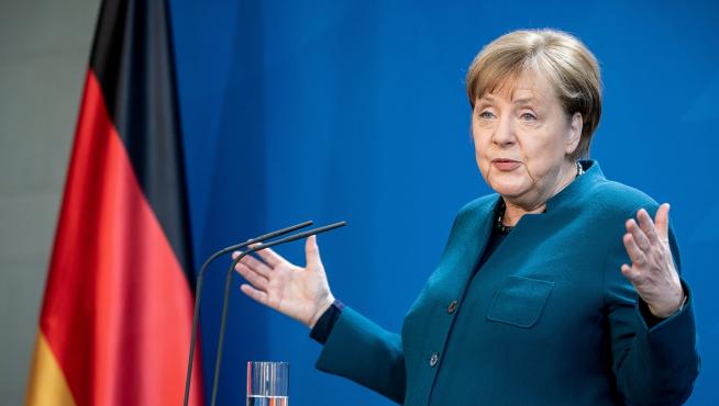 FILE PHOTO: German Chancellor Angela Merkel statement on the spread of the new coronavirus disease (COVID-19) in Berlin