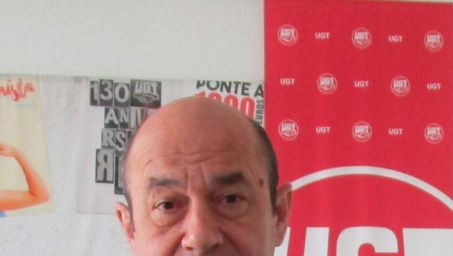 Daniel Alastuey, secretario general de UGT Aragón, en una imagen de archivo.