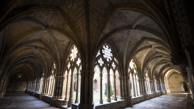 Vista del claustro del monasterio de Veruela, que recibirá visitantes a partir de mañana.