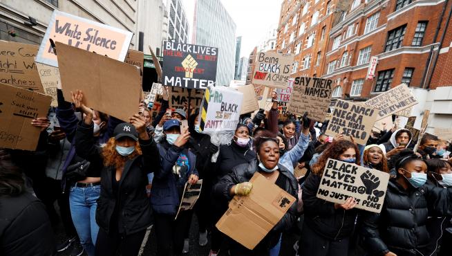 Protest against the death of George Floyd, in London