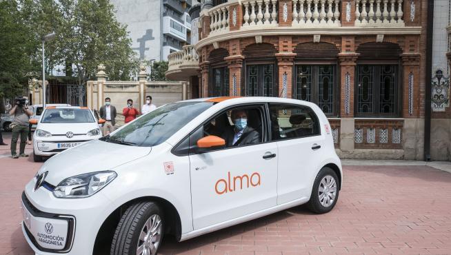 Zaragoza estrena el servicio de coches de alquiler de Alma Mobility