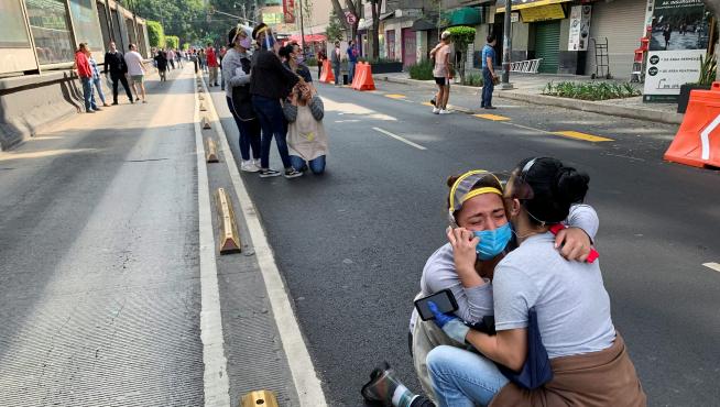 An earthquake in Mexico City
