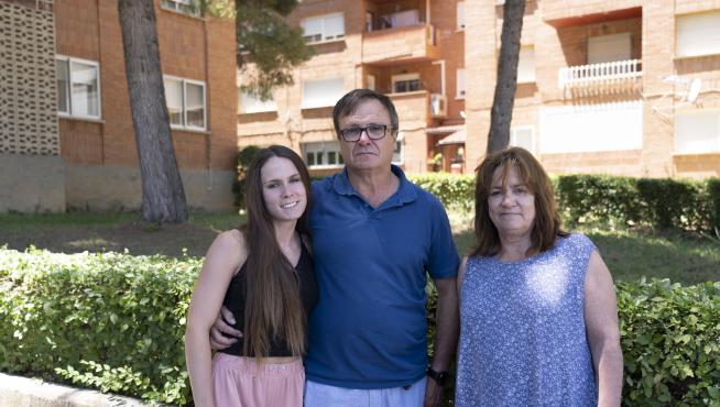 Alejo Galve y familia. Trabajador Endesa en Andorra. Presidente provincial Sindicato UGT.
