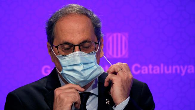 El presidente de la Generalitat, Quim Torra, este lunes