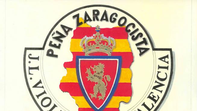 Escudo de la Peña Zaragocista 'José Luis Violeta' de Valencia.