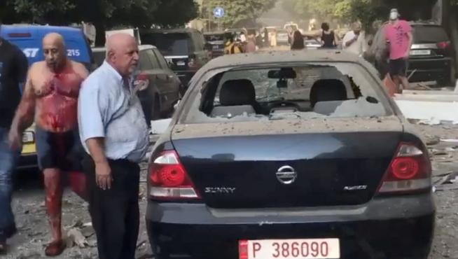 Explosiones en el puerto de Beirut