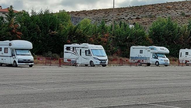 Aumentan los usos del espacio para autocaravanas de Sabiñánigo