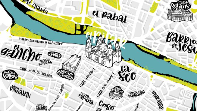Mapa interactivo de Zaragoza capital