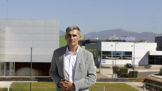 Luis Carlos Correas lleva tres meses al frente del parque tecnológico Walqa de Huesca.