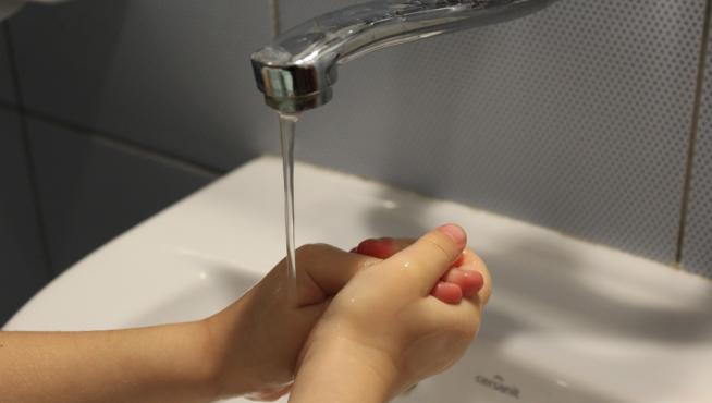 Higiene de las manos en los niños.