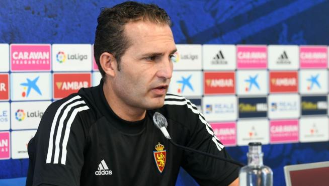 Baraja, este jueves en la sala de prensa de la Ciudad Deportiva.
