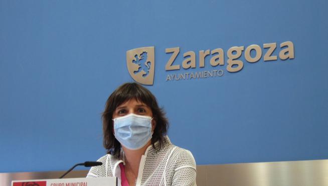 Lola Ranera, portavoz del PSOE en el Ayuntamiento de Zaragoza.