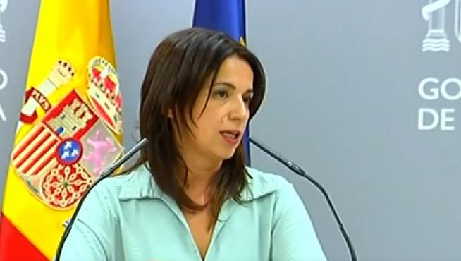 Rueda de prensa de Silvia Calzón, secretaria de Estado de Sanidad​.