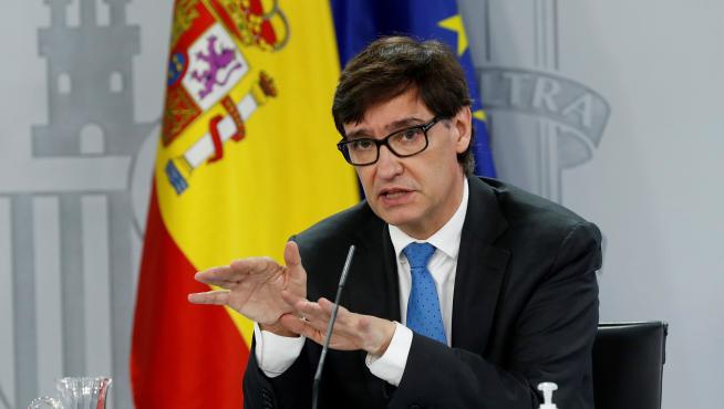 Salvador Illa, en rueda de prensa