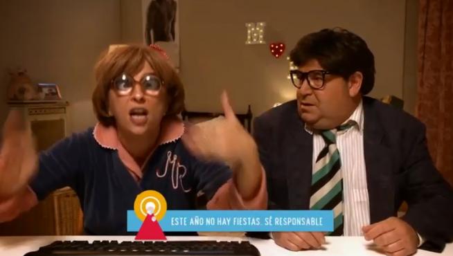 Conchito y Mari Ramona, desde Oregón TV: "Este año no hay fiestas del Pilar"