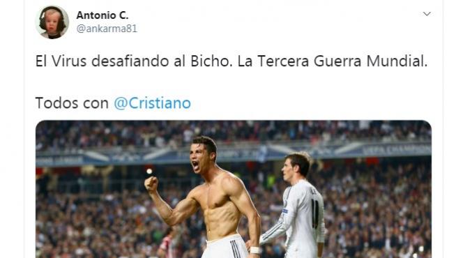 Los memes por el positivo en coronavirus de Cristiano Ronaldo