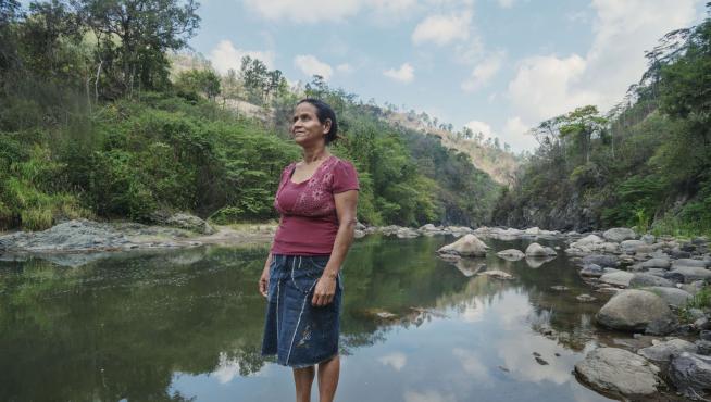 Rosalina Domínguez, una indígena lenca y activista ambientalista en Honduras