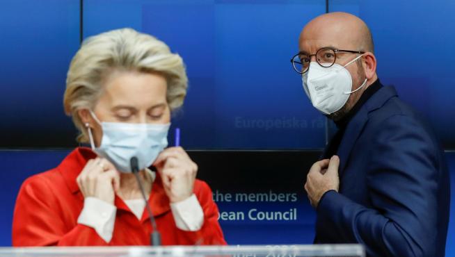 Ursula Von der Leyen y Charles Michel