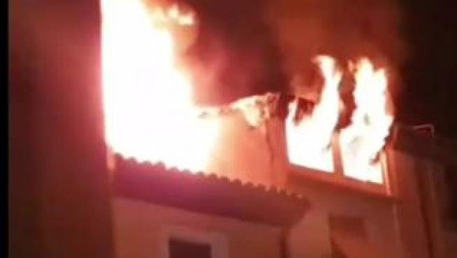 Una familia ha tenido que ser atendida pero no ha resultado herida