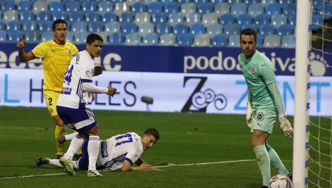 Fotos del partido Real Zaragoza-Girona, de la 1ª jornada aplazada de la Liga SmartBank