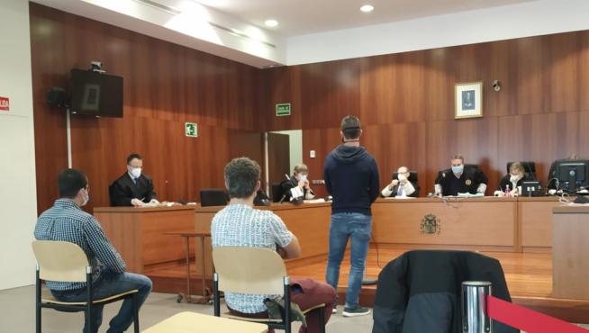 Un momento del juicio, celebrado en la Audiencia Provincial de Zaragoza.