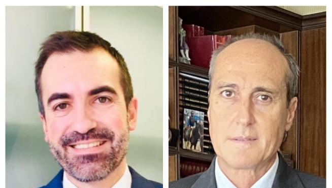 Juan Jiménez Asensio y Carlos Peralta, letrados de Zaragoza reconocidos como 'Abogados del Año' por 'Best Lawyers'.