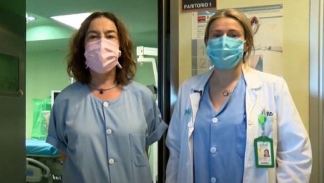 Trabajadoras del Servicio de Ginecología del Hospital Clínico de Zaragoza