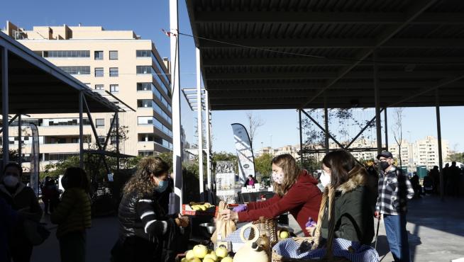 Mercado agroalimentario de Parque Venecia
