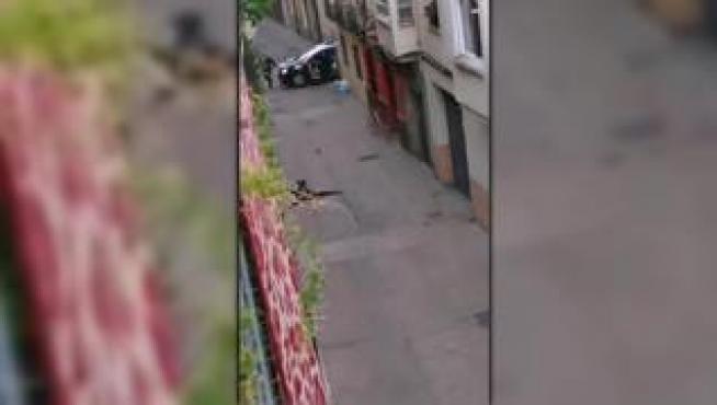 El suceso ha tenido lugar este domingo sobre las 17.30 en la calle Boggiero de Zaragoza