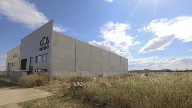 La nave de Montajes Industriales del Alto Gállego (MIAG), una de las últimas empresas en llegar a Plhus y que va ampliar sus instalaciones