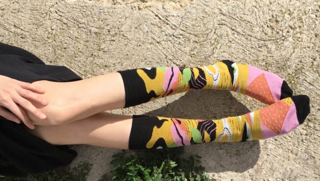 Calcetines de Rebeca Zarza.