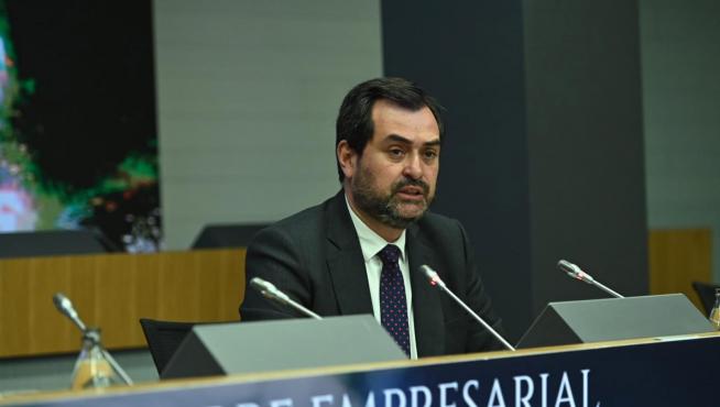 Ricardo Mur, presidente de CEOE Aragón, en una imagen de archivo.